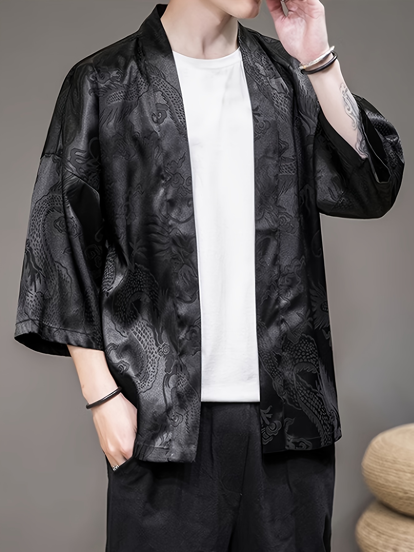 Street Fashion Clothing - 2026 Summer Men's Kimono 3D Printed