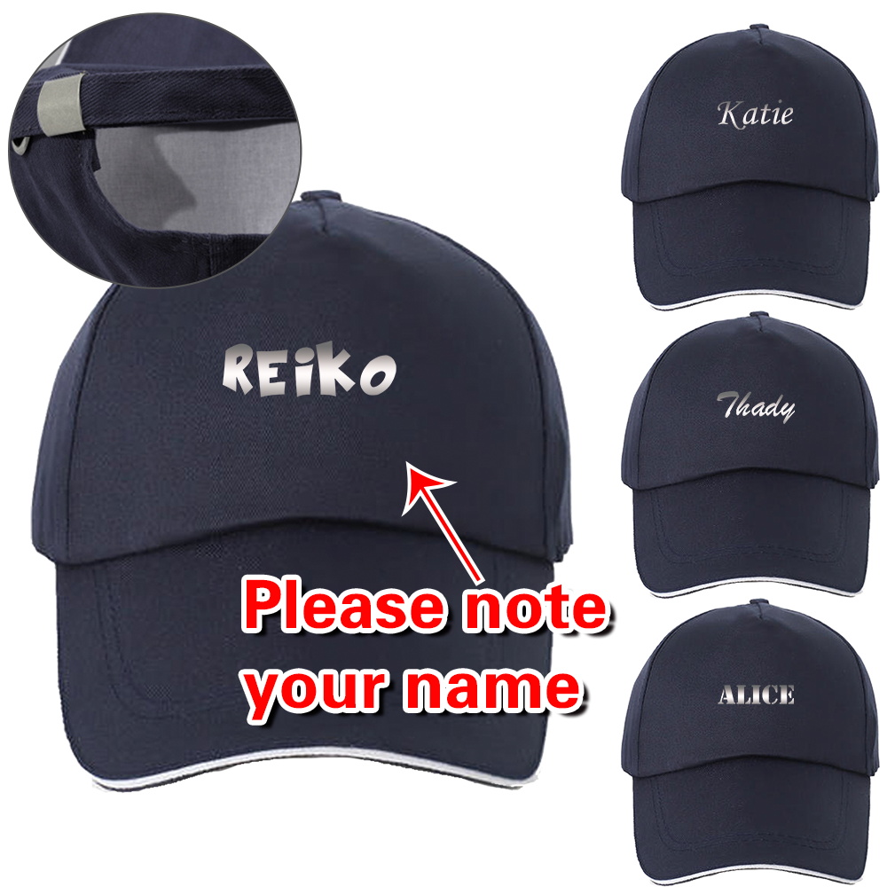 Street Fashion Name - Personalized Customized Name Baseball Cap Versatile