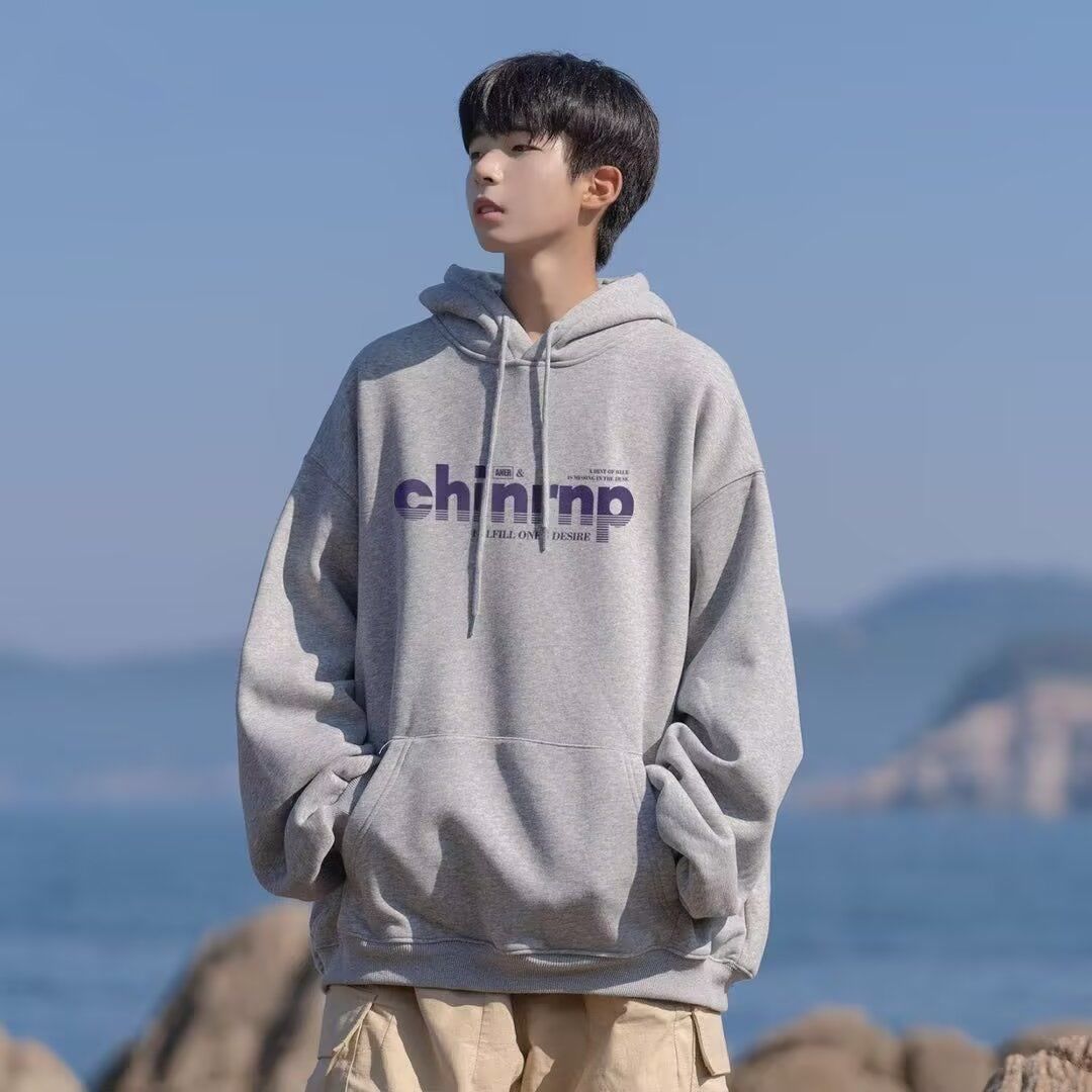 Mens With Hat Long Sleeve Hood - Street Fashion Culture review and price