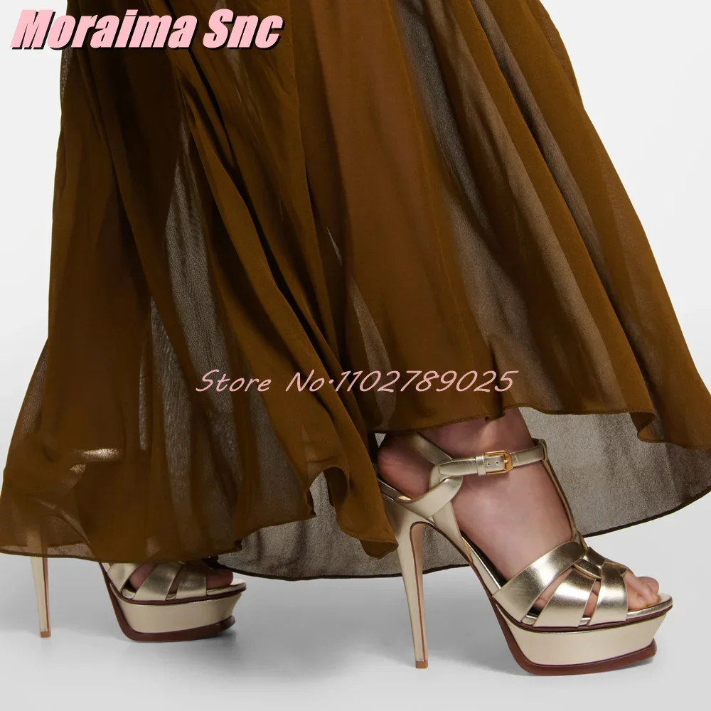 Platform Waeve T-strap Square  - Street Fashion Shoes review and price