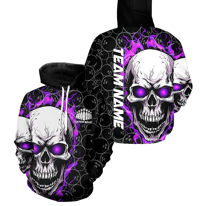 Trendy Skull Graphic Bowling H - Street Fashion Name review and price
