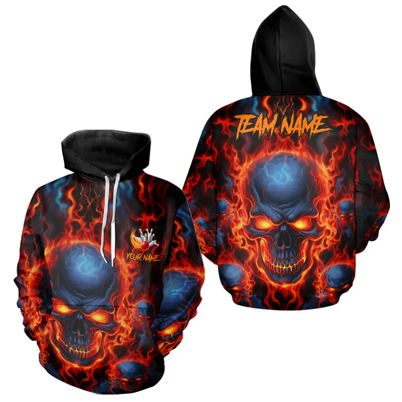 Trendy Skull Graphic Bowling H - Street Fashion Name review and price
