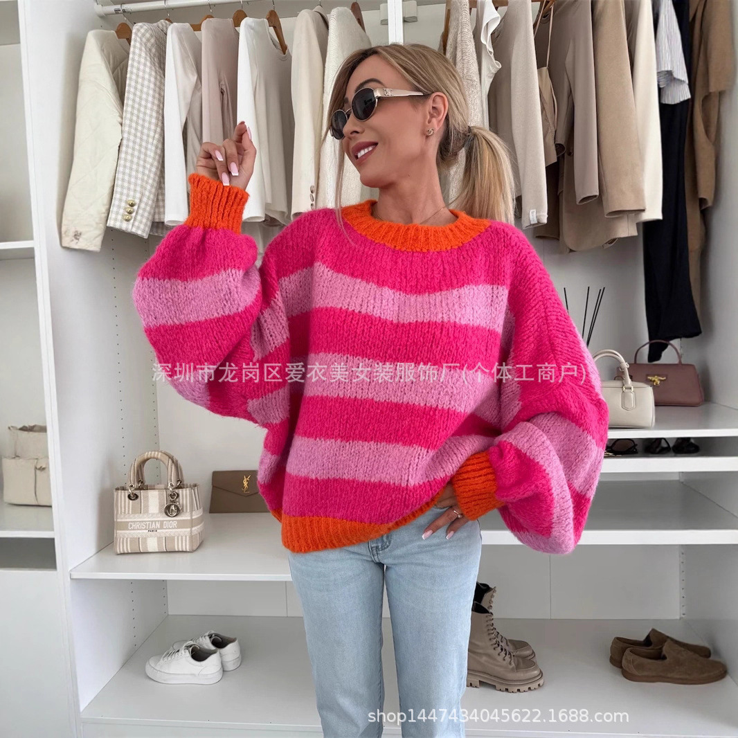 2026 Spring New Women Stripe L - Street Fashion Trends 2026 review and price