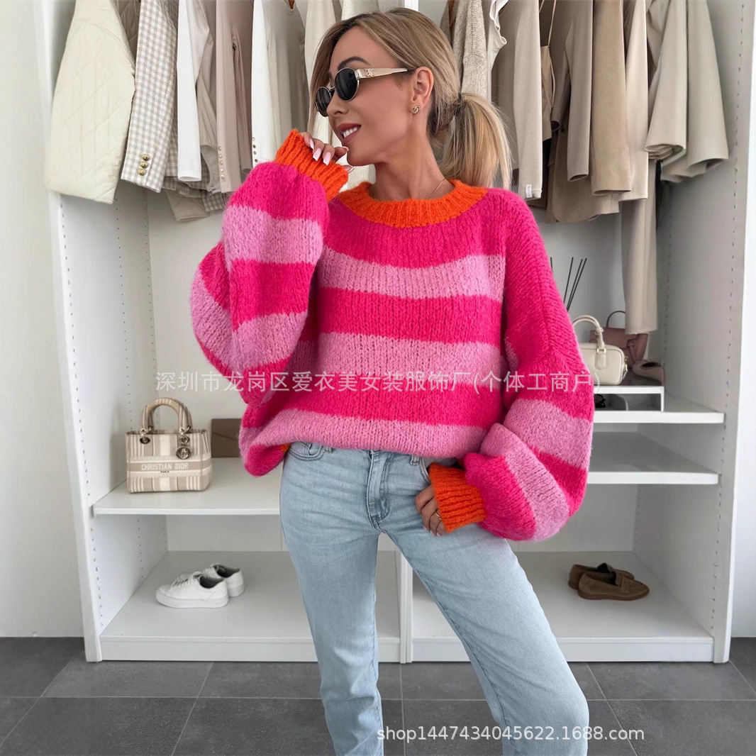 2026 Spring New Women Stripe L - Street Fashion Trends 2026 review and price