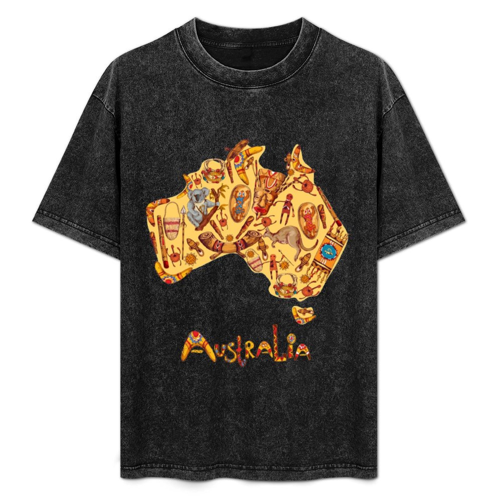 Aboriginal Flag Aboriginal Map - Street Fashion Australia review and price
