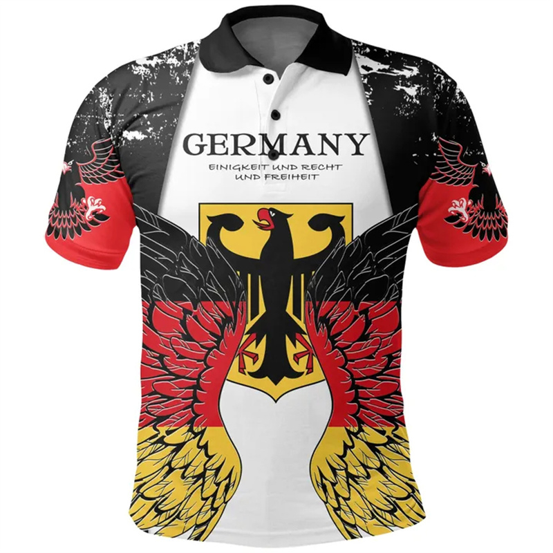 German Coat Of Arms Polo Shirt - Street Fashion Germany review and price