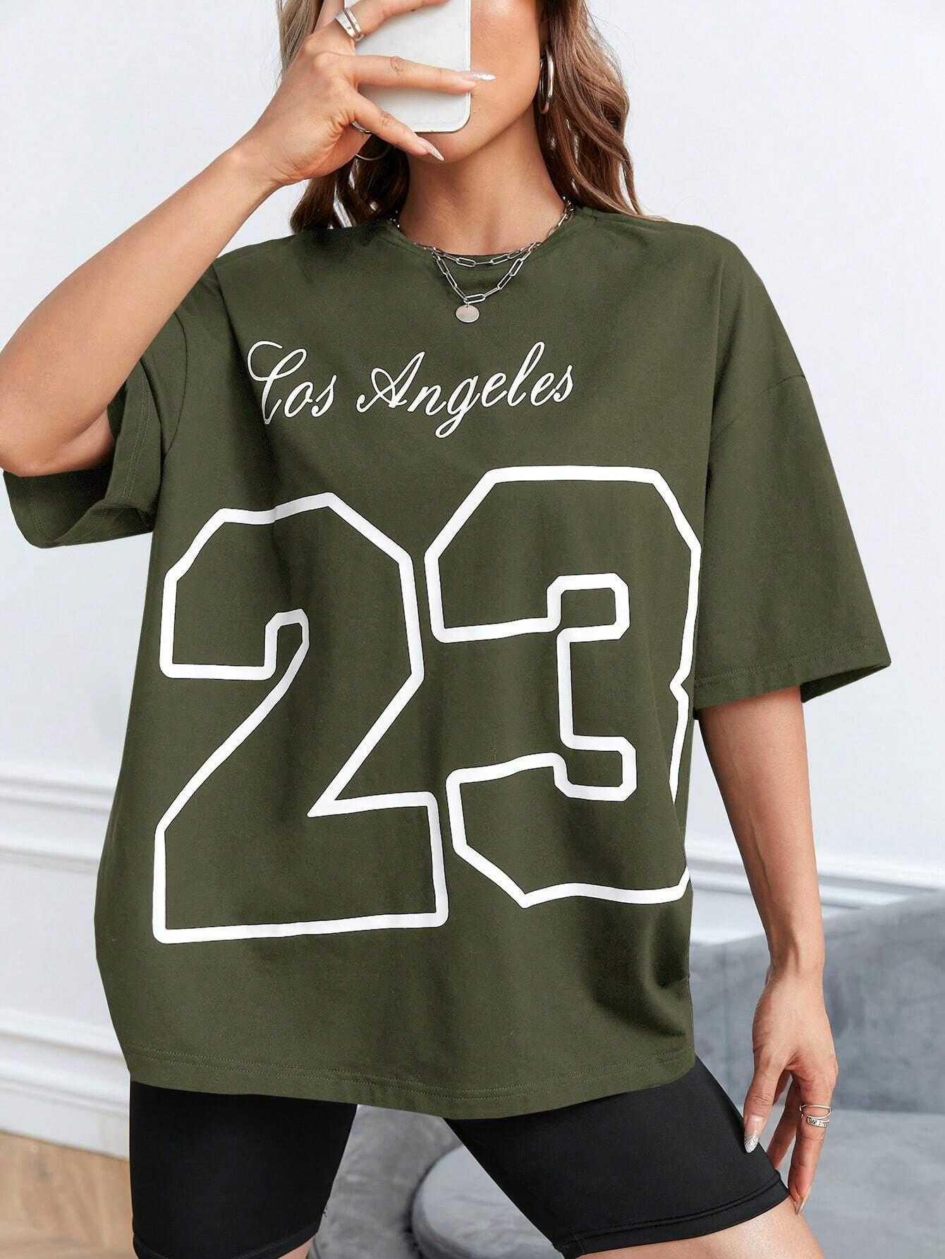 Los Angeles 23 Letterprinted W - Street Fashion Los Angeles review and price