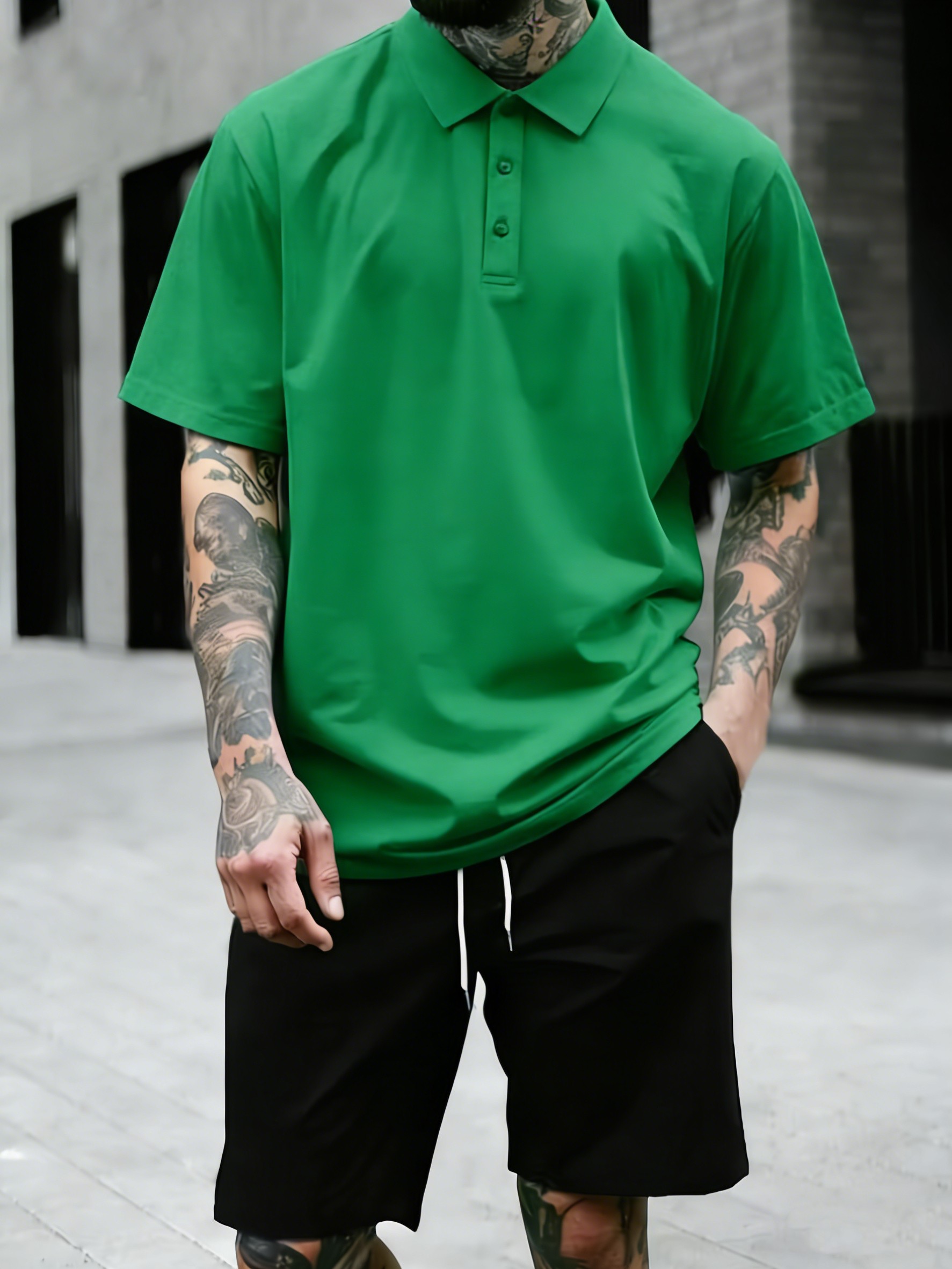 4 Color Summer Loose Polo Shir - Street Fashion Culture review and price