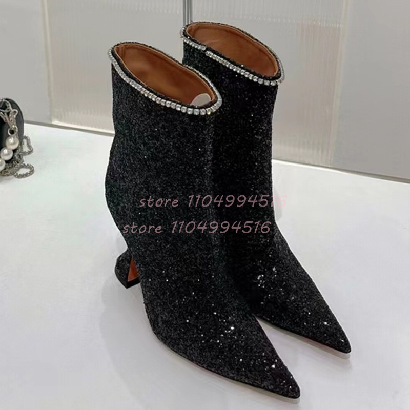 Blue Glitter Crystal Wine Glas - Street Fashion Lady review and price