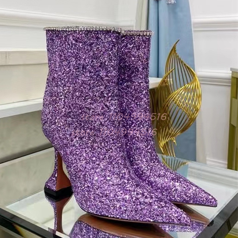 Blue Glitter Crystal Wine Glas - Street Fashion Lady review and price