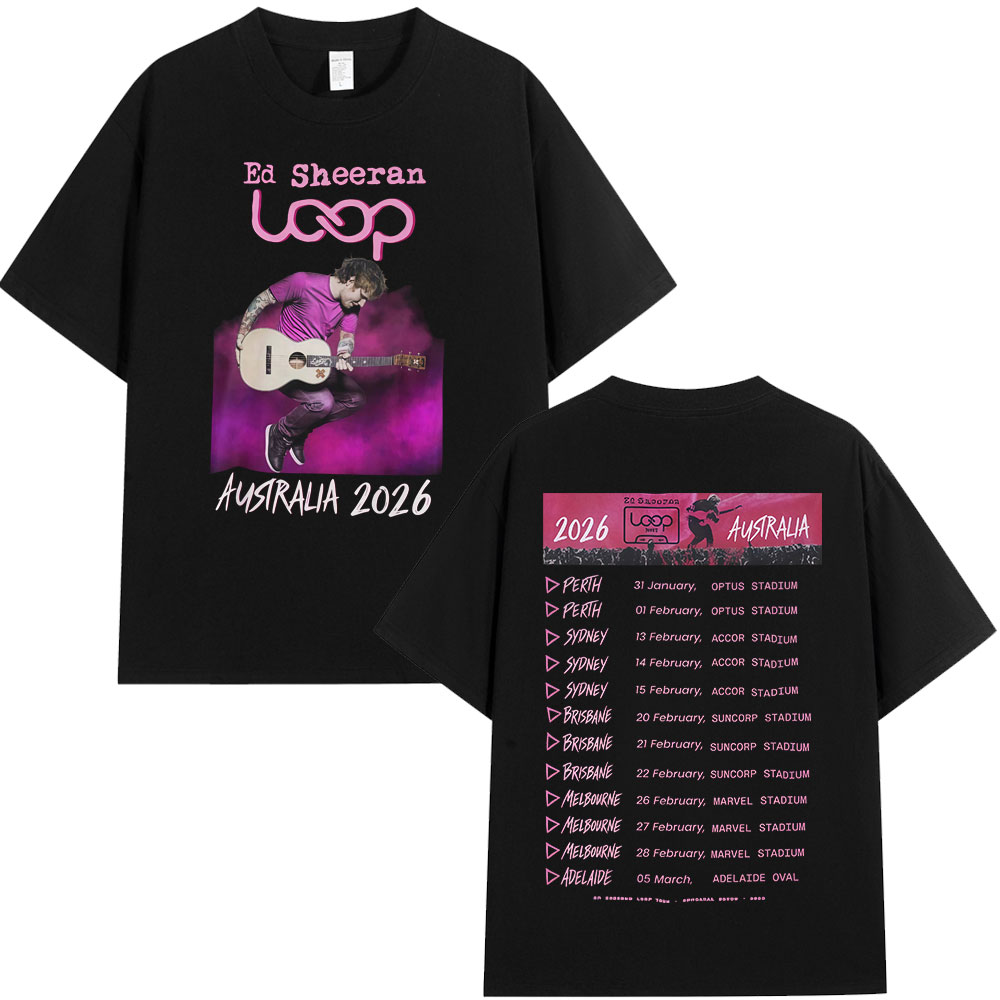 Ed Sheeran Loop Tour Australia - Street Fashion Australia review and price