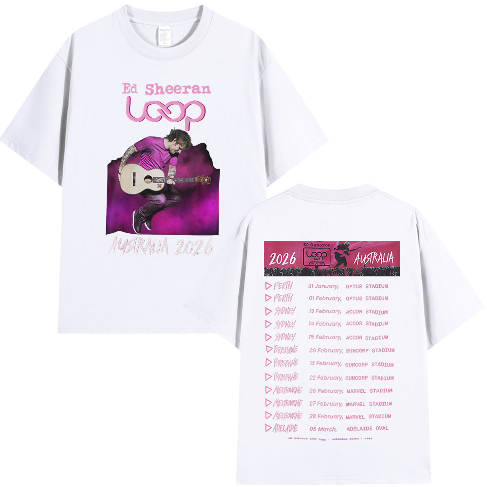 Ed Sheeran Loop Tour Australia - Street Fashion Australia review and price