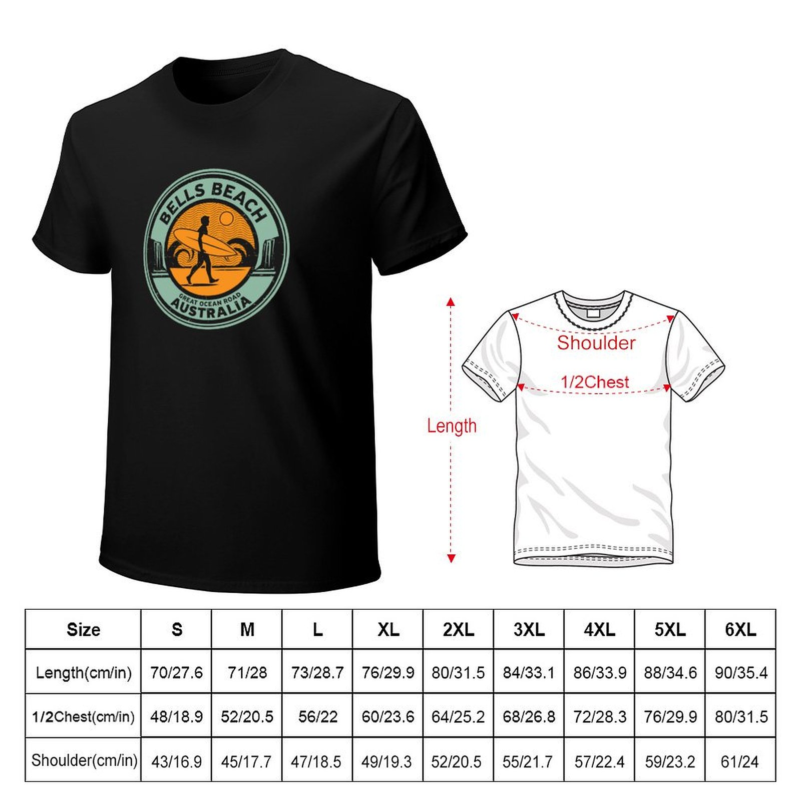 Bells Beach, Australia T-Shirt - Street Fashion Australia review and price