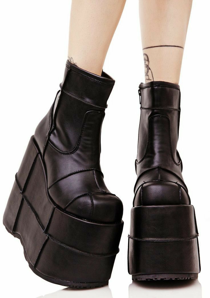 Punk Style Round Toe Mid-Calf  - Street Fashion Lady review and price