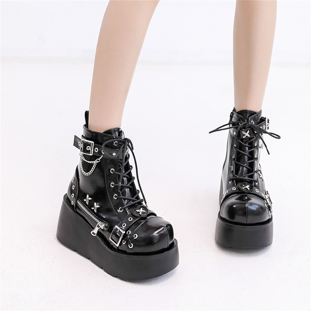 Brand New Ladies Goth Platform - Street Fashion Lady review and price