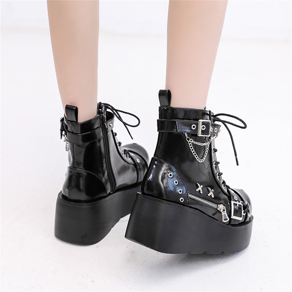 Brand New Ladies Goth Platform - Street Fashion Lady review and price