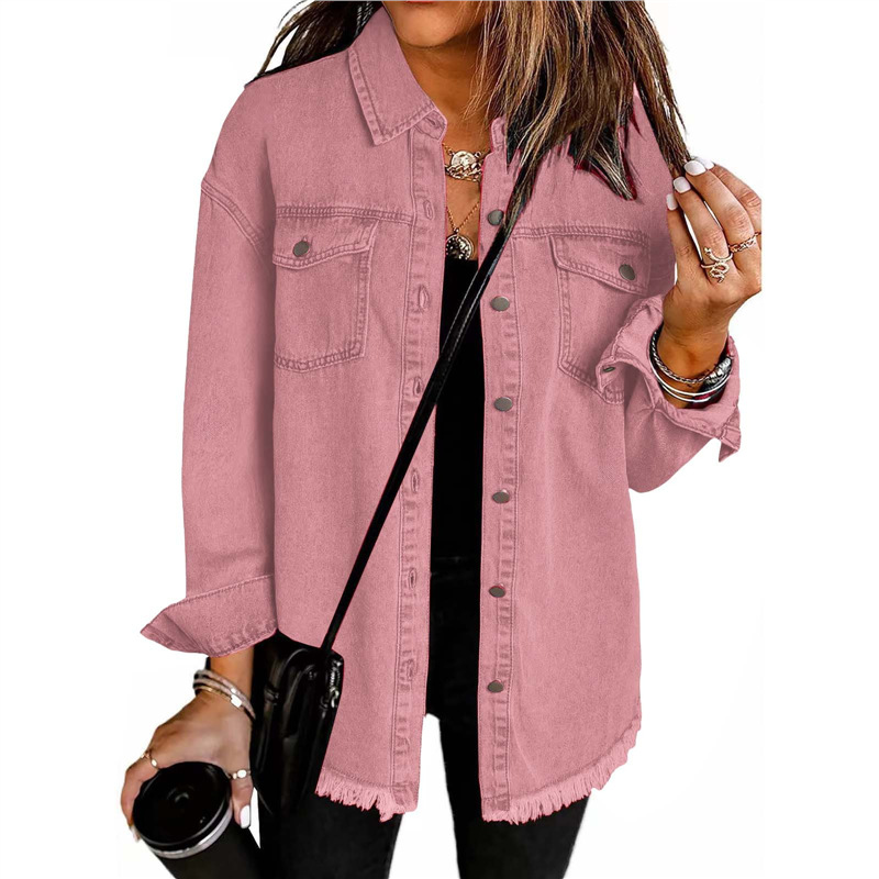 Women's Washed Denim Shirt Jac - Street Fashion Europe review and price