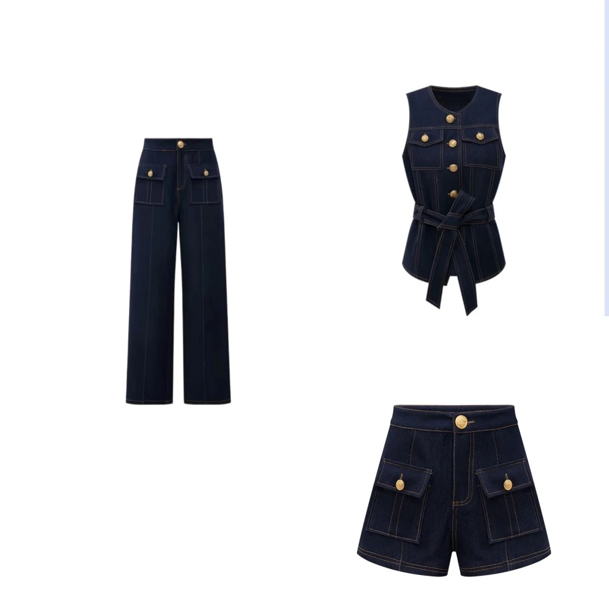 Y2K 2026 new button retro jean - Street Fashion Trends 2026 review and price
